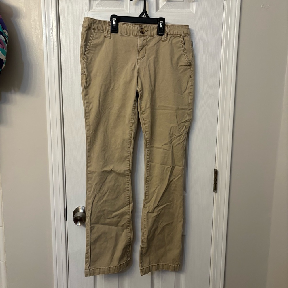 Mossimo Women Mid-Rise Bootcut Khaki Pants Size 6 - Work Pants